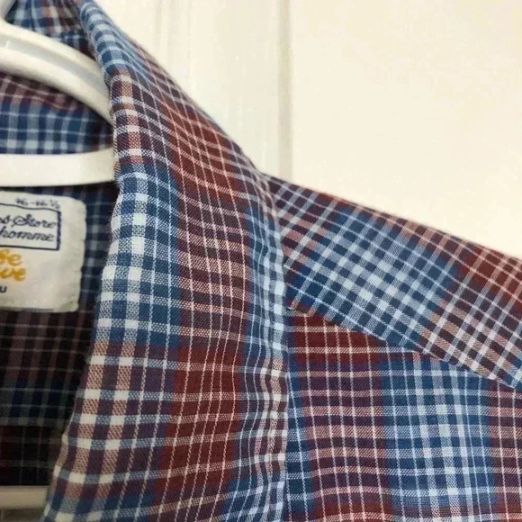 Sears The Men’s Store Vintage Dress Shirt  Sz Large - Picture 9 of 16